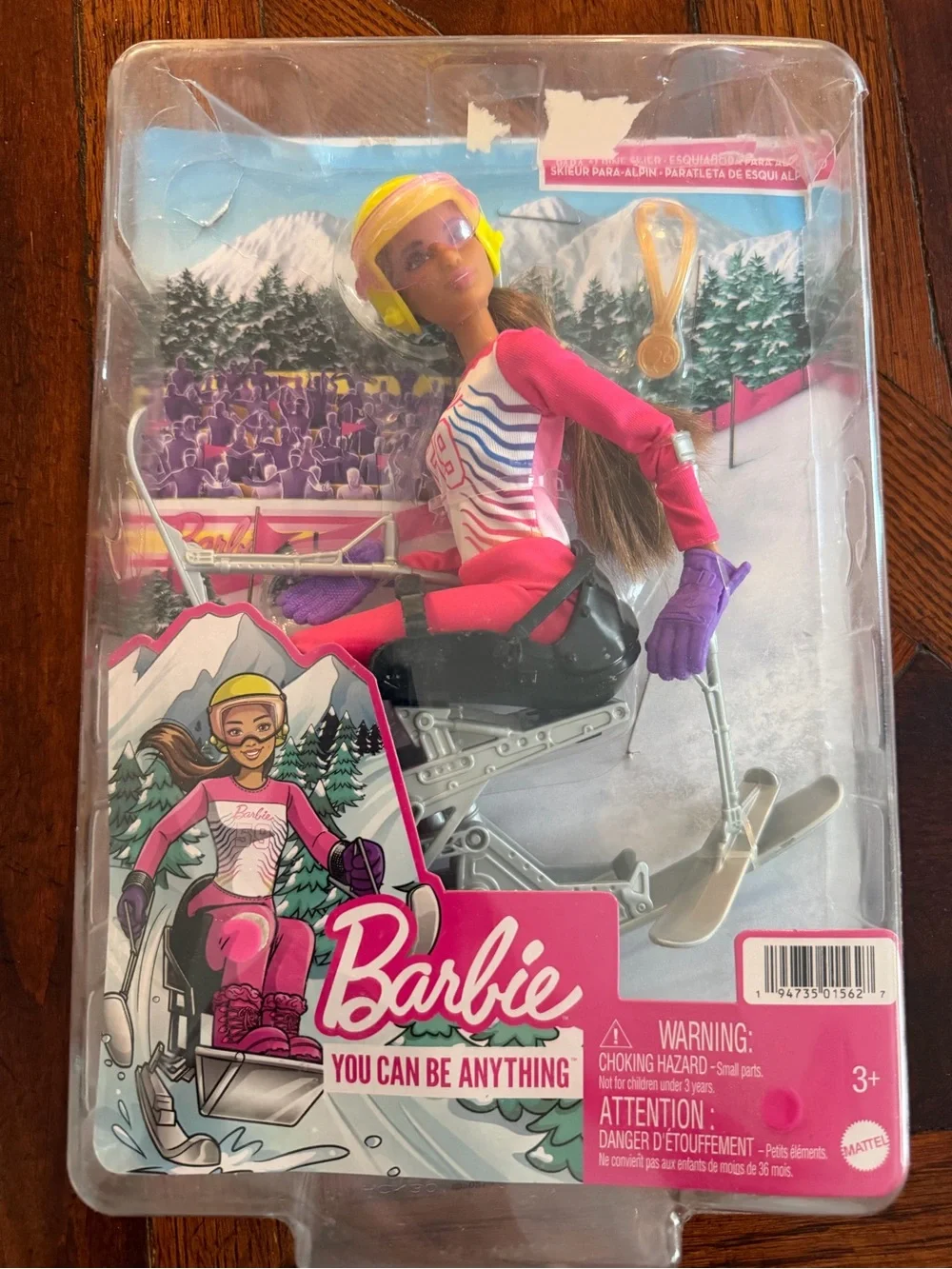 Barbie Pink & Purple Snow Sled Doll
